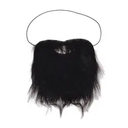 Длинные накладная борода черный для праздничного Рождество Маскировка Вечерние