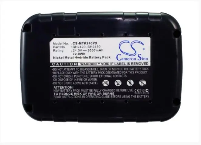 

Cameron Sino 3000mAh battery for MAKITA BDF460 BDF460SF BDF460SH BDF460SHE BDF460SJE BDF460WA BDF460WAE BHP460 BHP460SF