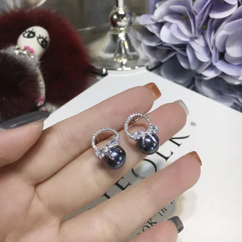 

High Quality Real 925 Sterling Silver Bowtie Earrings Stud All Matching Sweet Designer Women Stud Earrings