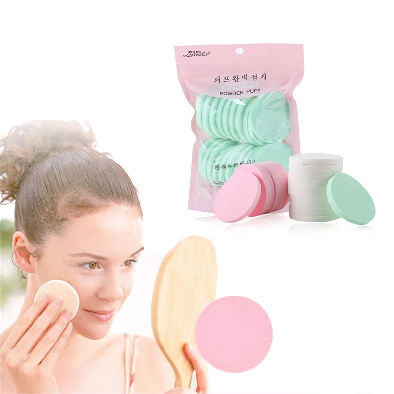 20Pcs Makeup Foundation Sponge Powder Puff Facial Sponges Soft Cosmetic Beauty Tools |