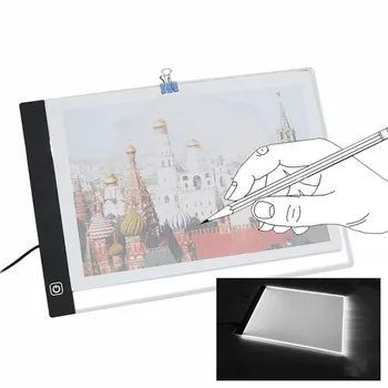 

A4 Adjustable Ultra Thin LED Copy Board Light Box Tattoo Tablet Stencil board Tracing LED Light Pad