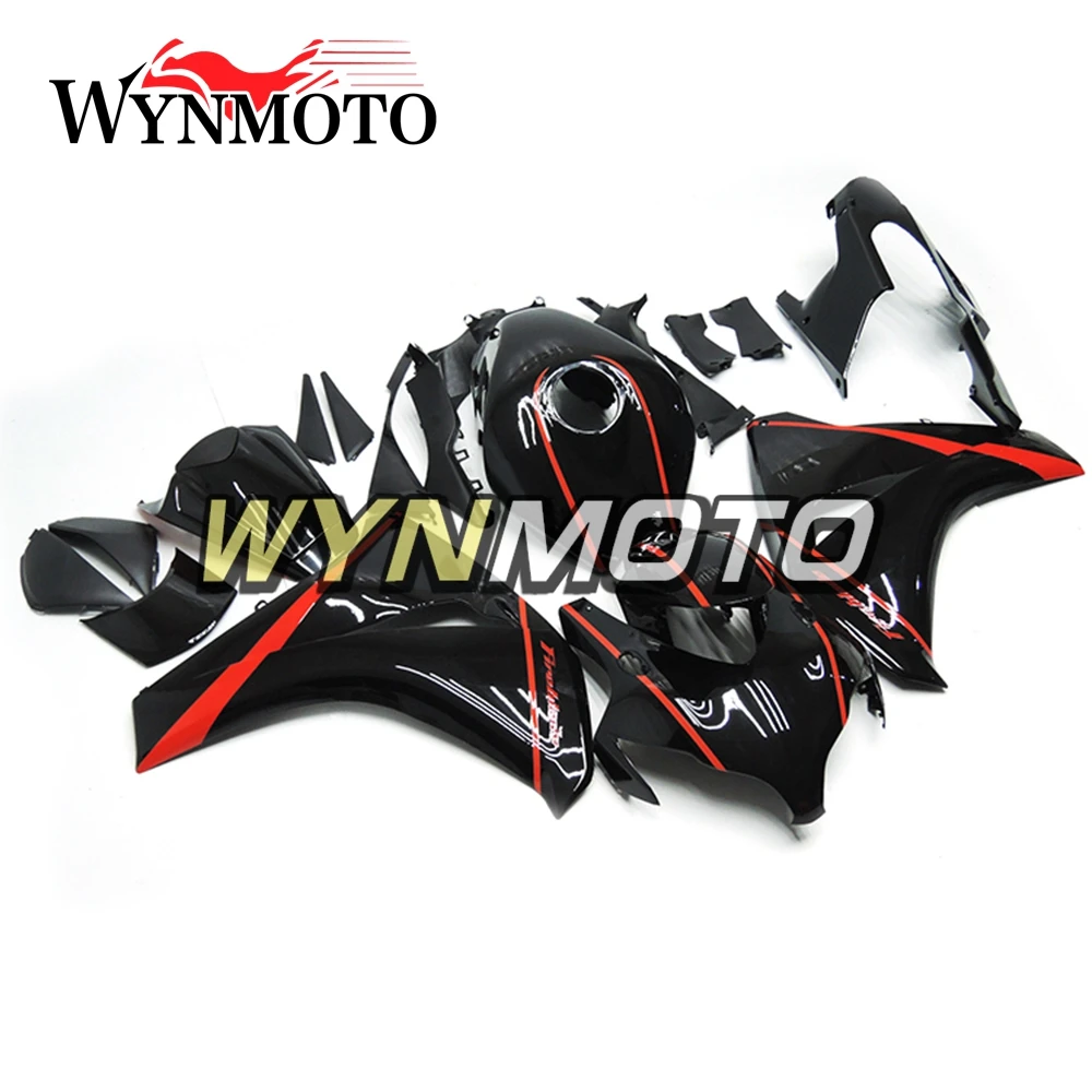 

Full ABS Plastics Injection Fairings For Honda CBR1000RR 2008 - 2011 08 09 11 Gloss Black Red Motorbike Bodywork Fairing Kits