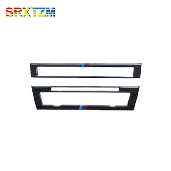 

SRXTZM For BMW F10 5 Series 520i Interior Trim Carbon Fiber Air conditioning CD Control Panel Cover Trim Car Styling Car Sticker