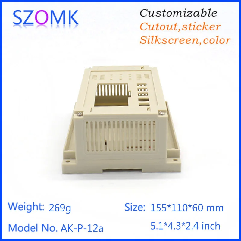 szomk plastic box for electronics project din rail enclosure with connectors terminal blocks electrical plastic outlet boxes control enclosure junction box (6).jpg