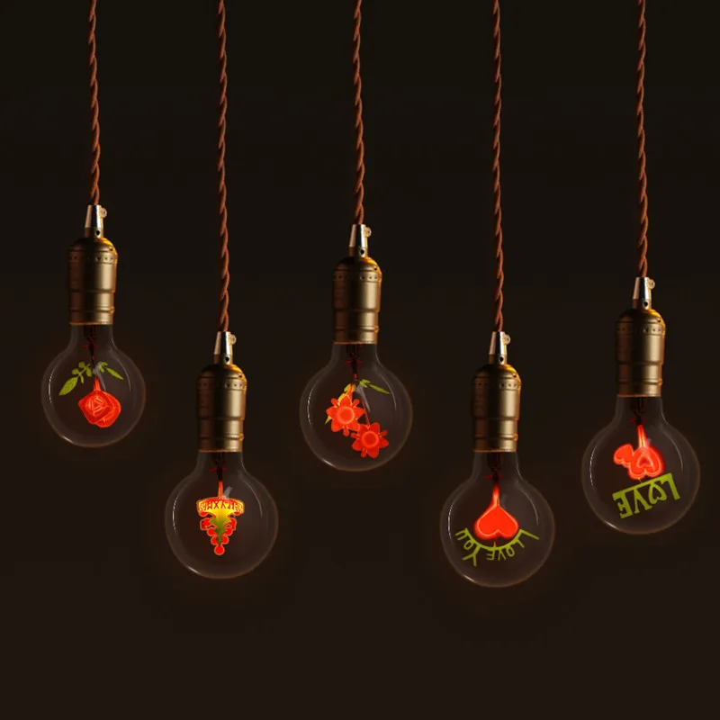 Lampadine Incandescent Bulb G80 E27 Vintage Edison Lamp 220v Novelty Lights Bulb 3w Christmas ...