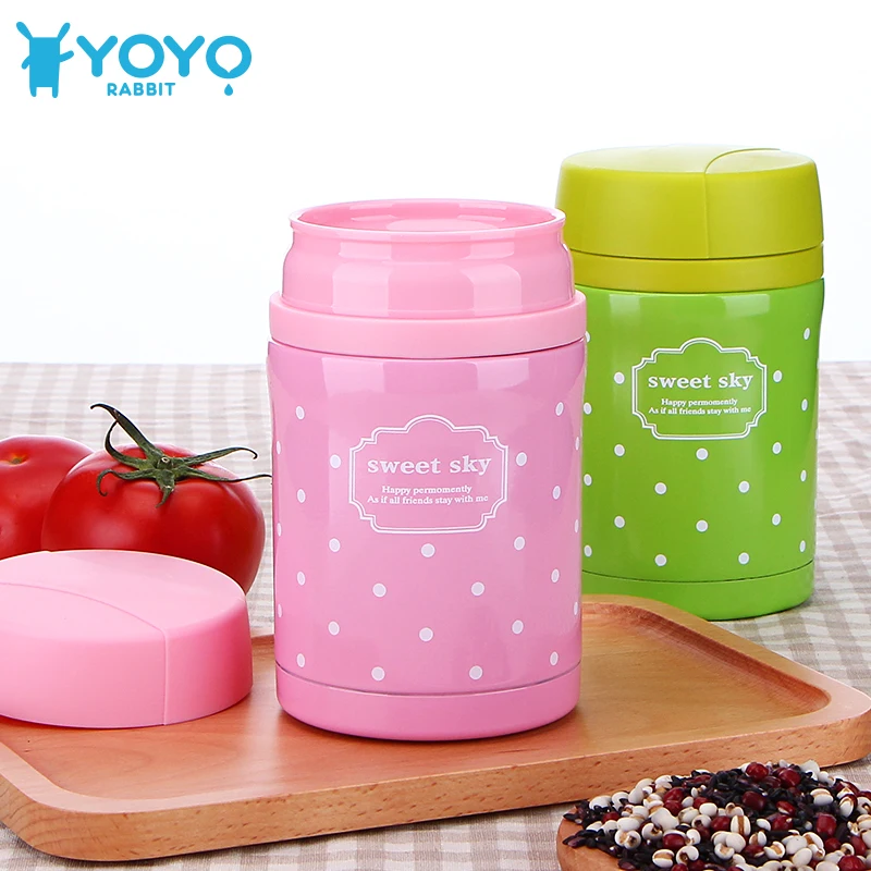 450ml Fashion Hot Food Thermos Insulated Stainless Steel Food Container