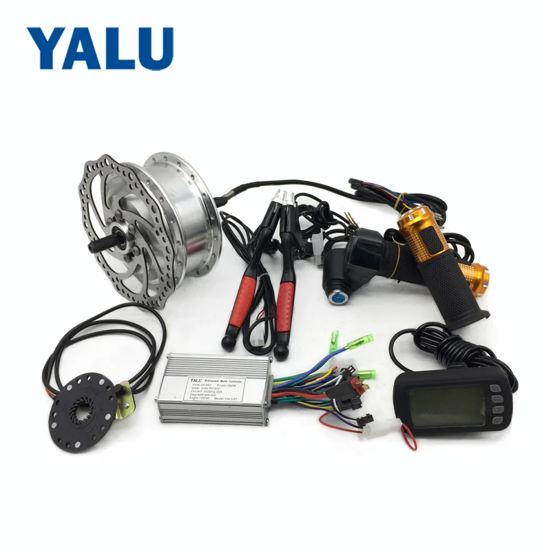 Sale 24V36V 250W Electric Bicycle Front Hub Wheel Conversion Kit With LCD display E-bike Front Brushless Hub Motor Controller 0