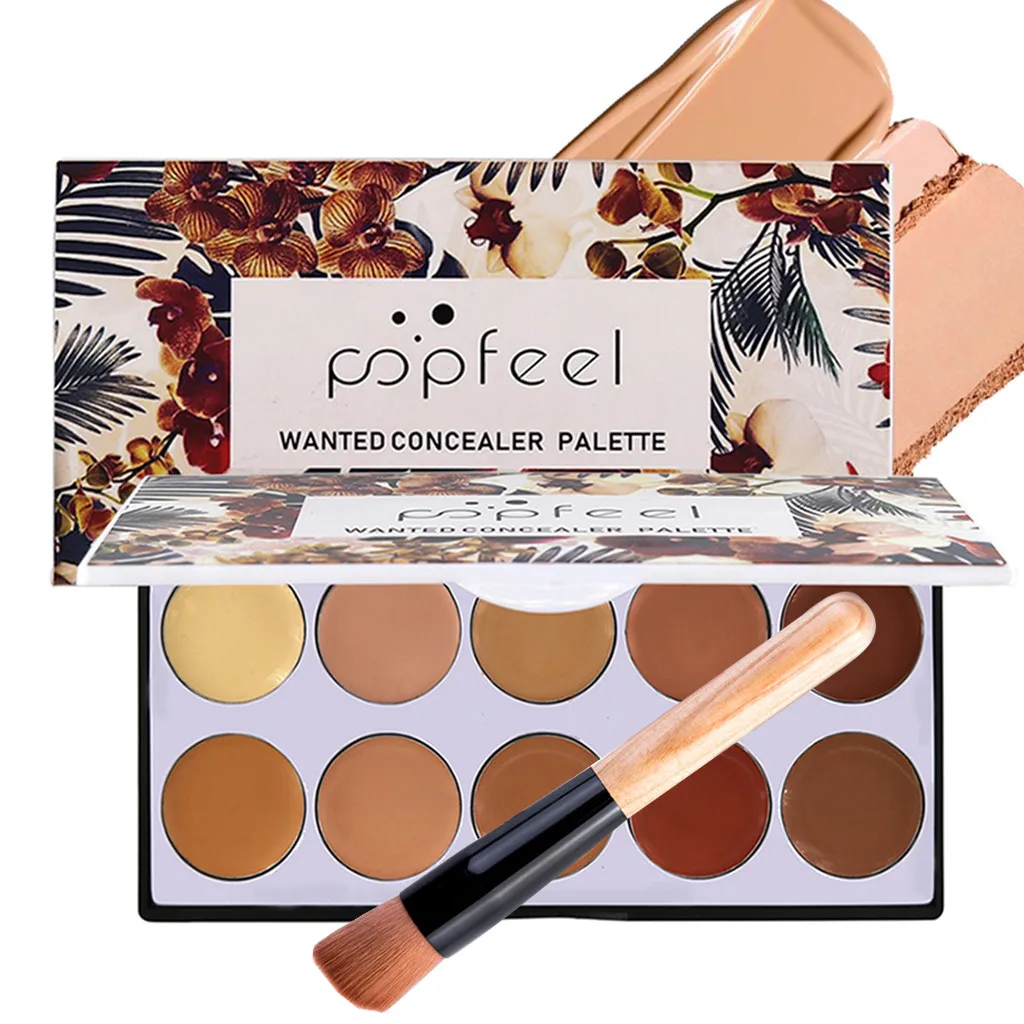 

New Face Concealer Makeup Palette Brushes Face Base Foundation Bronzer Concealer Contour Pallete Make Up Cosmetics Set