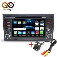 Android 7.1 2GB RAM Car DVD player Radio For Audi A4 2002-2008 Car GPS Multimedia Navigation With Canbus WiFi 4G Radio Free Map