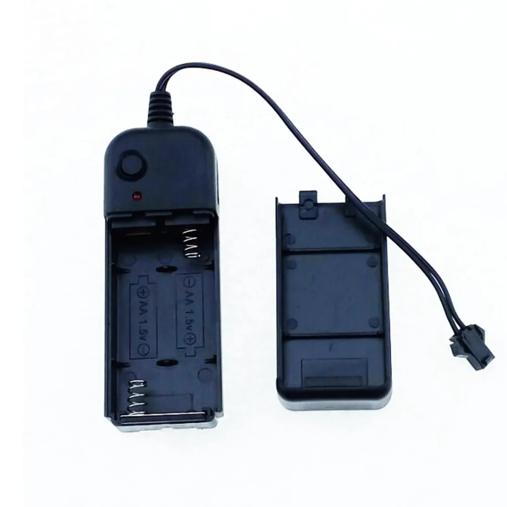 

Free shipping 1-5 M el wire 2AA battery inverter 3 Models el driver for el chasing wire glowing like water running