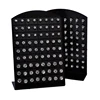72Pcs (36Pairs) One Card 4mm - 7mm Crystal Zirconia Stainless Steel Stud Earring for Women Fashion Jewelry Display Boards LR285 6