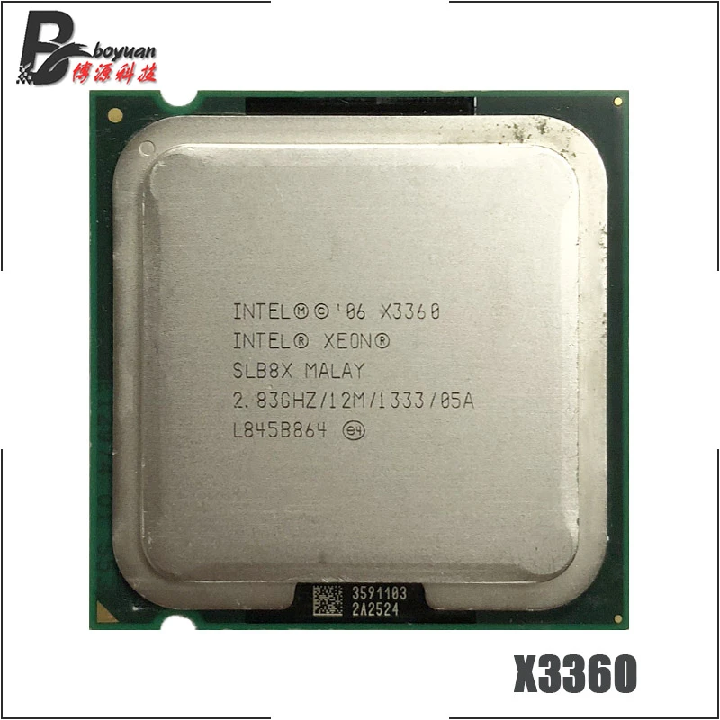 Intel Xeon X3360 2.8 GHz Quad-Core CPU Processor 12M 95W 1333 LGA 775 latest processor in laptop