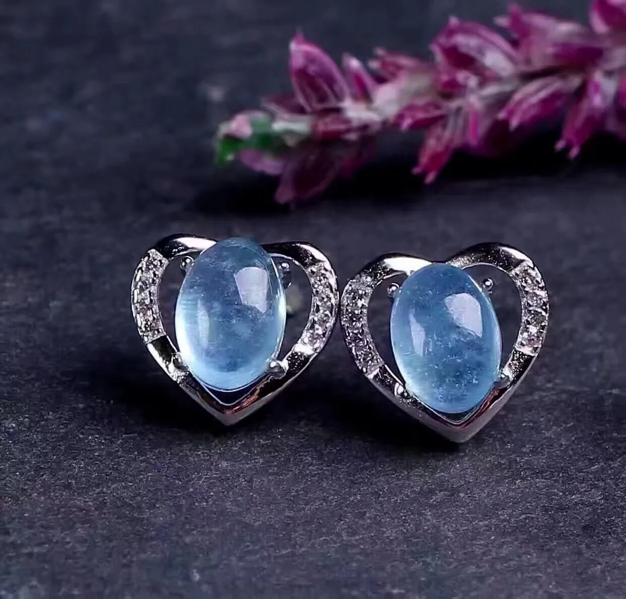 

925 Silver Crystal Earrings