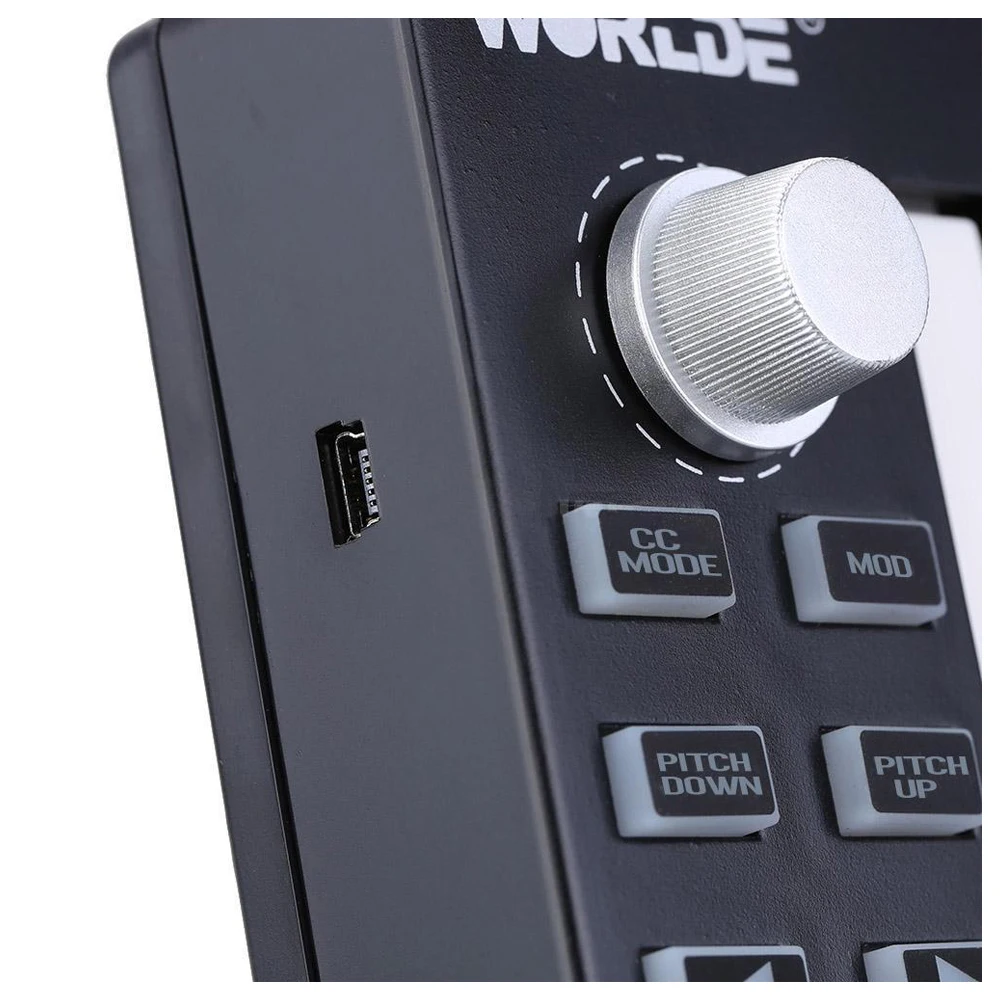 8 клавишная мини клавиатура Easykey 25 с клавишным USB MIDI контроллером|controller music|controller