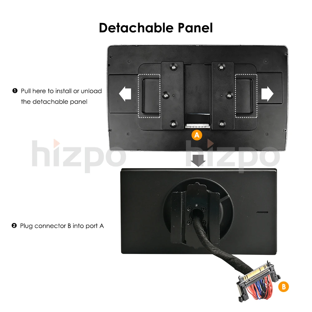 Clearance 2Din 10.1" Big Screen Android 8.1 Universal Car Radio Stereo GPS Navigation WIFI 4G OBDII DAB HD Quad Core Bluetooth 2GB RAM+Map 2