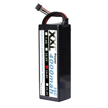 XXLPower Lipo Batterie avec dur cas 4S 14.8 V 4000 mah 35C RC pour akku voiture camion bateau Hélicoptère