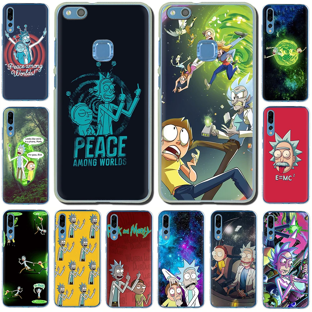 

Rick and Morty Hard phone cover case for Huawei Honor 6A 7A 2GB 3GB Pro 7X 8 Lite 8C 8X 9 10 Lite