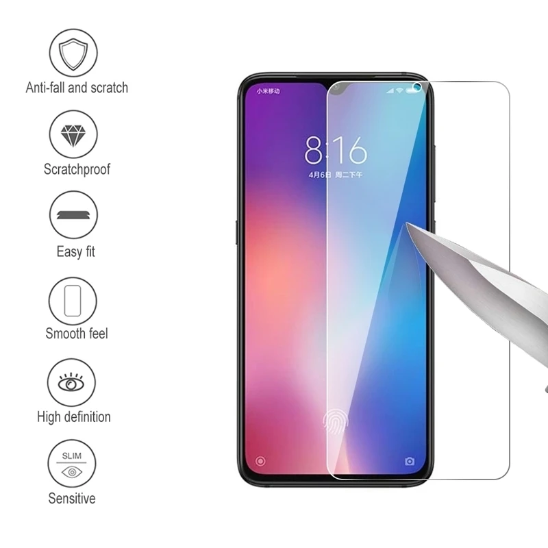 Защитная пленка с закругленными краями 2.5D для Xiaomi Mi 9 Mi9 Se стекло на mi9 Защита