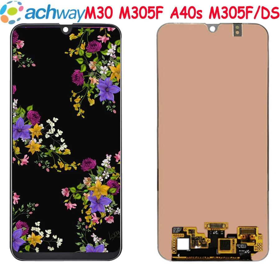 

6.4"For Samsung Galaxy M30 M305F LCD A40s Display With Touch Screen Digitizer Assembly Replacement For Samsung M305F/DS M30 LCD