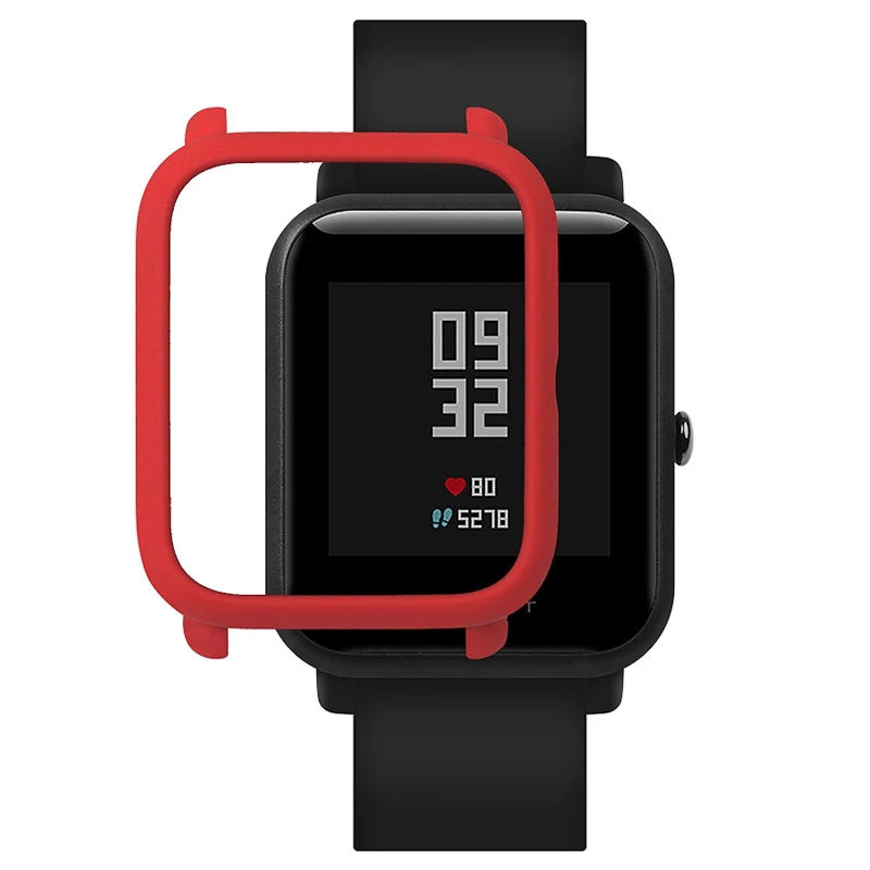 Чехол из поликарбоната с рамкой для Xiaomi Amazfit Bip Bit Pace Lite Youth Watch защитная оболочка для часов Huami Amazfit