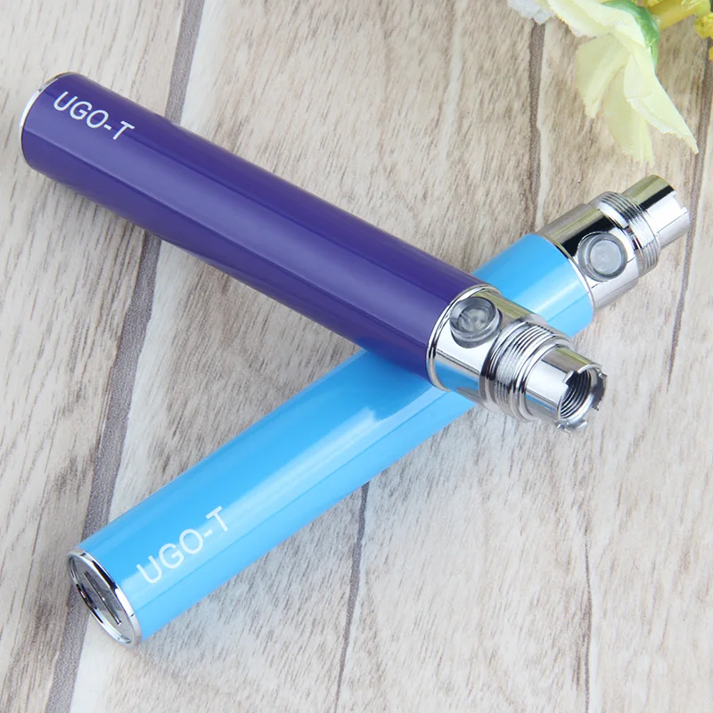 UGO T 1100 mah Bettery для электронных сигарет vape ручка для CE4 распылитель сигарет UGO-T USB Сквозной аккумулятор по явлению