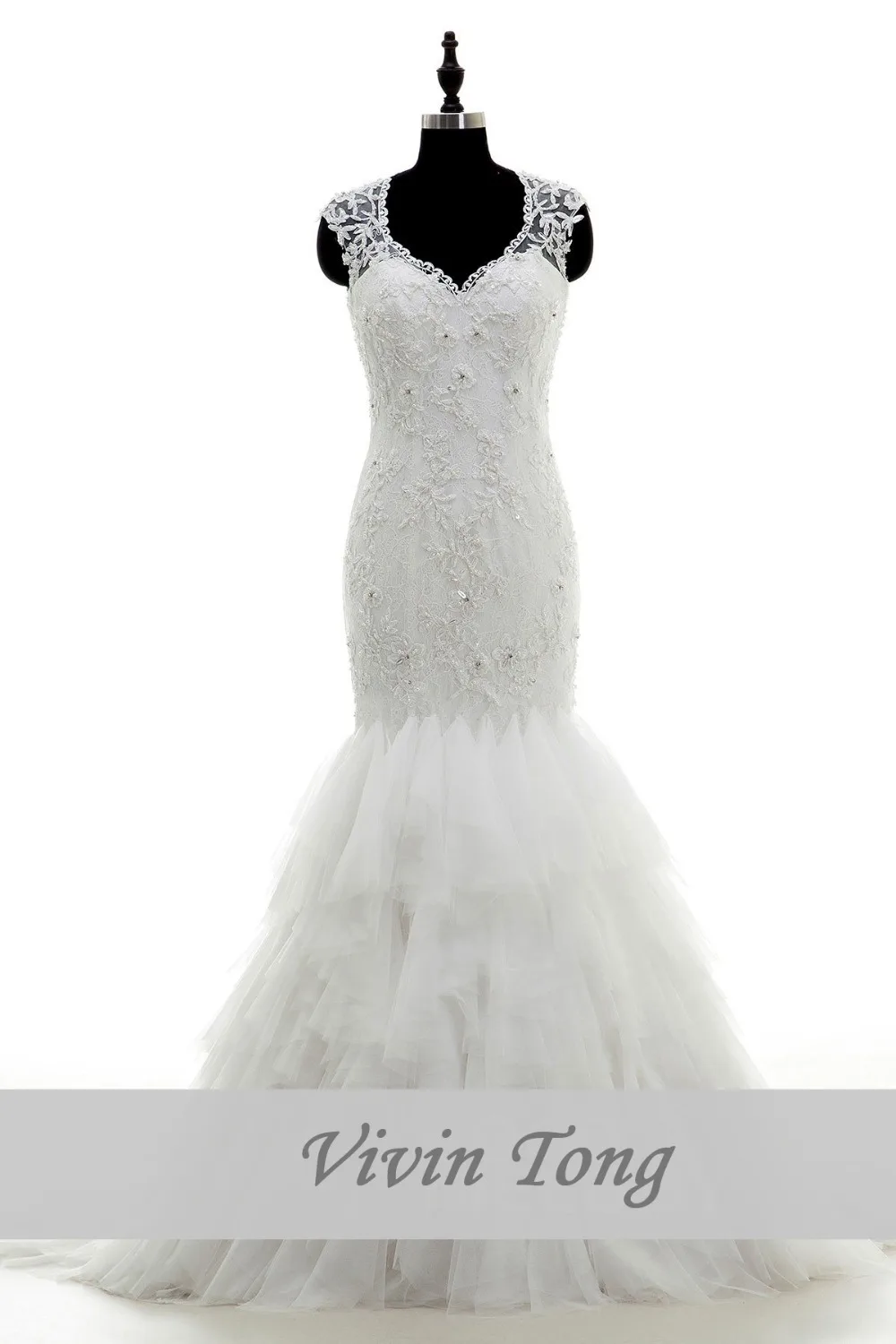 Sleeveles Lace Open Back Mermaid V Neck Bling Luxury Wedding Dresses With Diamonds And Crystals 