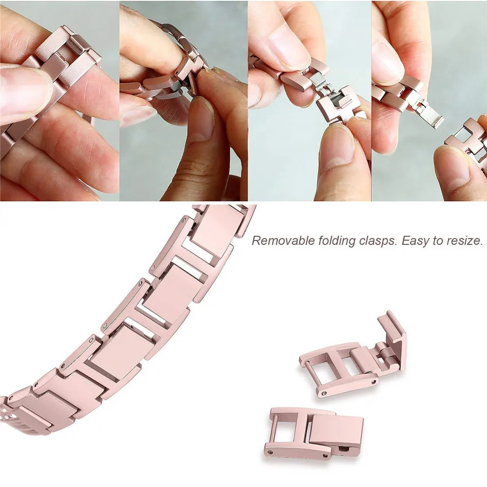 Watch-Band-Stainless-Steel-for-Fitbit-Versa-Replacement-Watch-Accessories-Wristbands-Straps-Bracelet-watch-Strap-with (4)