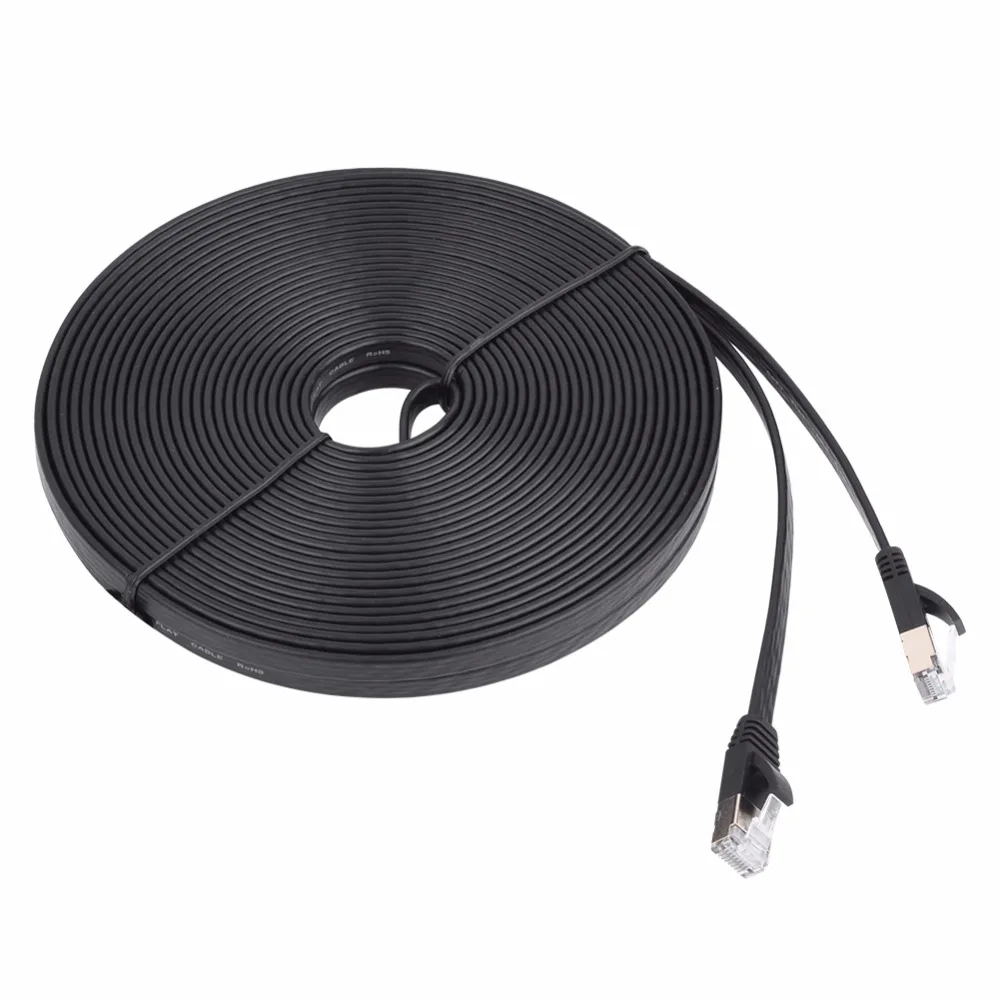 

VBESTLIFE Network Cable 3m/5m/8m/10m/15m CAT7 RJ45 600MHz Male to Male Twisted Pair Patch Shielded Lan Flat Ethernet Cord
