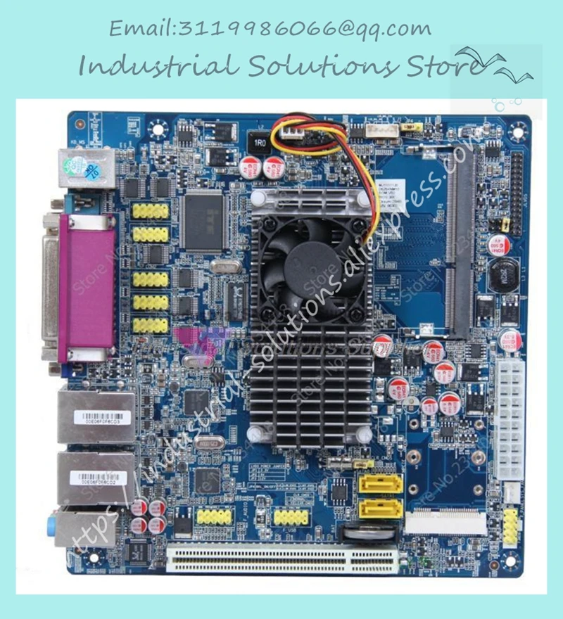 D525P 2* сетевая карта 6* COM ITX мини компьютерная материнская плата HTPC Поддержка Wi-Fi 4* USB интерфейс Новая плата протестированная идеальное качество