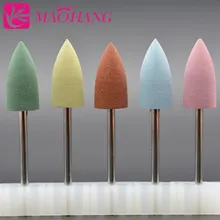 Maohang 5 шт./лот силиконовые Nail сверла резак для сглаживания и полировки ногтей Электрические Сверла Маникюр машина Интимные аксессуары