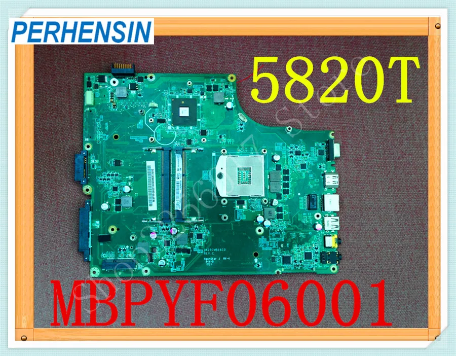 Для acer 5820 5820 T материнская плата ноутбука MBPYF06001 MB. PYF06.001 DAZR7MB16C0 HM55 DDR3