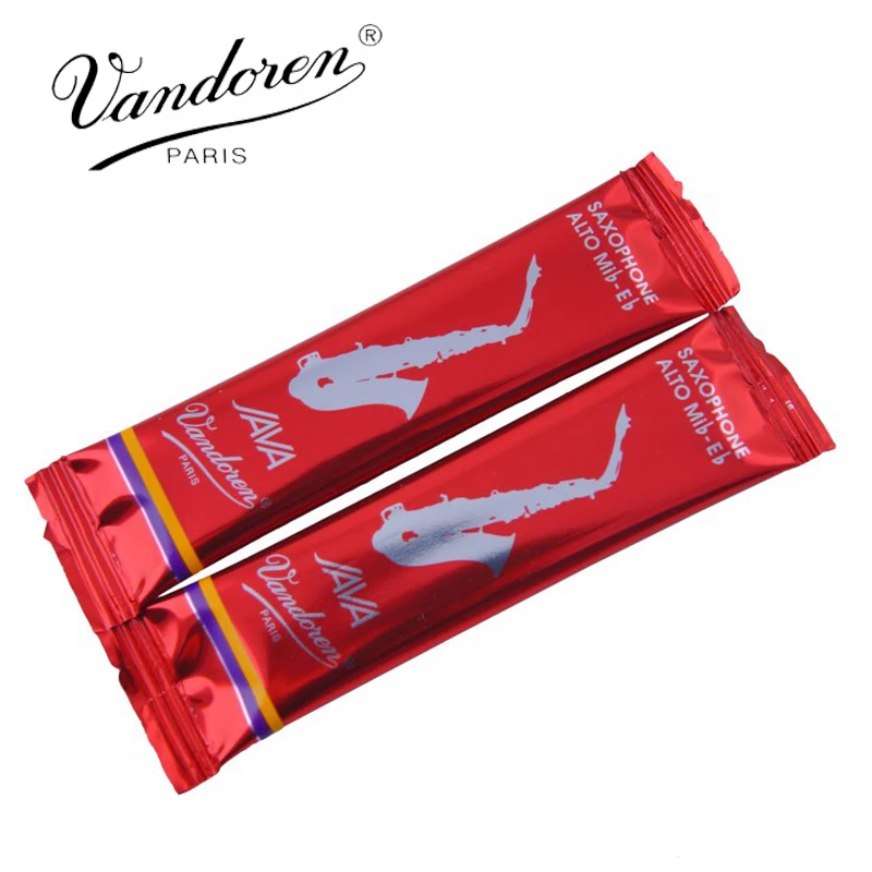 Оригинальный Французский Vandoren JAVA Alto Sax Red Reeds / Eb Саксофон 2 5 #3 0 # коробка 10