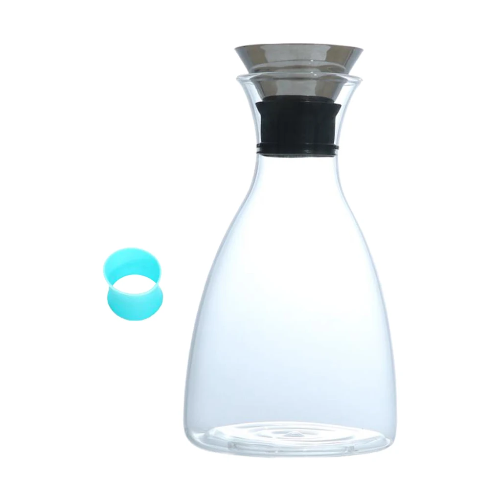 Heat Resistant Water Bottle Tea Wine Teapot Kettle Glass Jug Coffee Pot Juice Container Large Capacity Cold Water