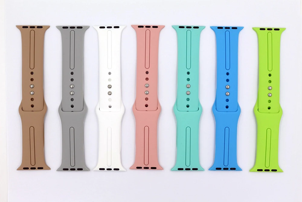 URVOI Sport band for apple watch series 1 2 Ultraman silicone strap for iWatch with pin and tuck closure single workout color 5
