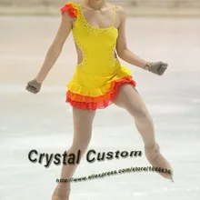 Профессиональное платье для фигурного катания на заказ для женщин изящное Новое Брендовое платье для катания на льду дети DR3295