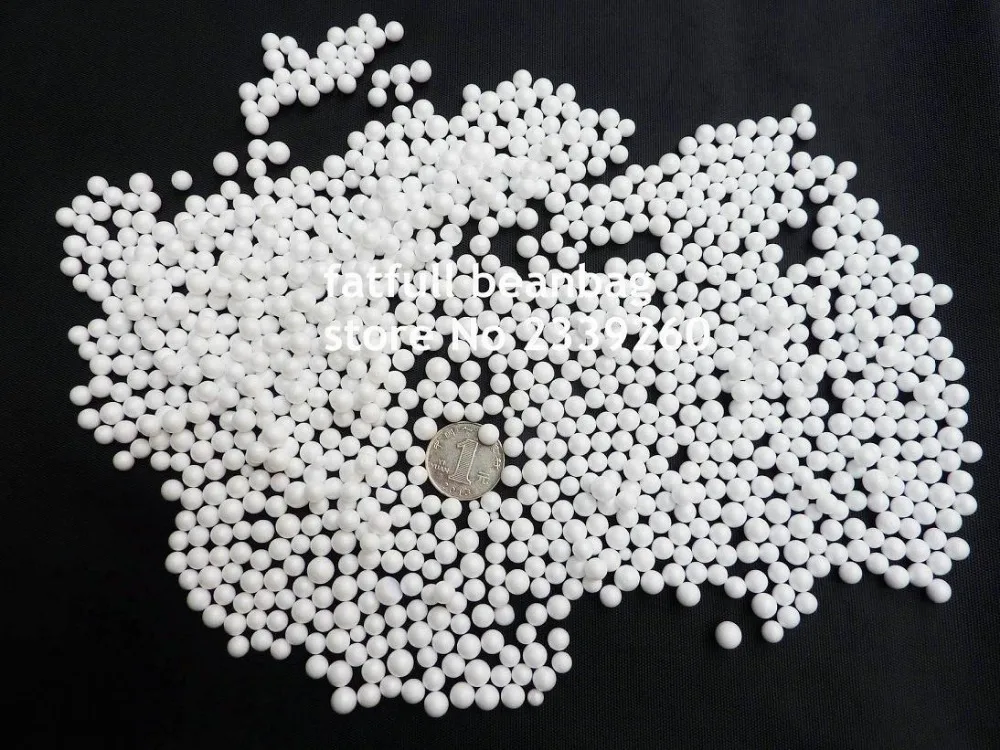 

5-7mm christmas snow foam particles Beanbag filler particle foam styrofoam particle snowmaking foam pillow filled Muppet
