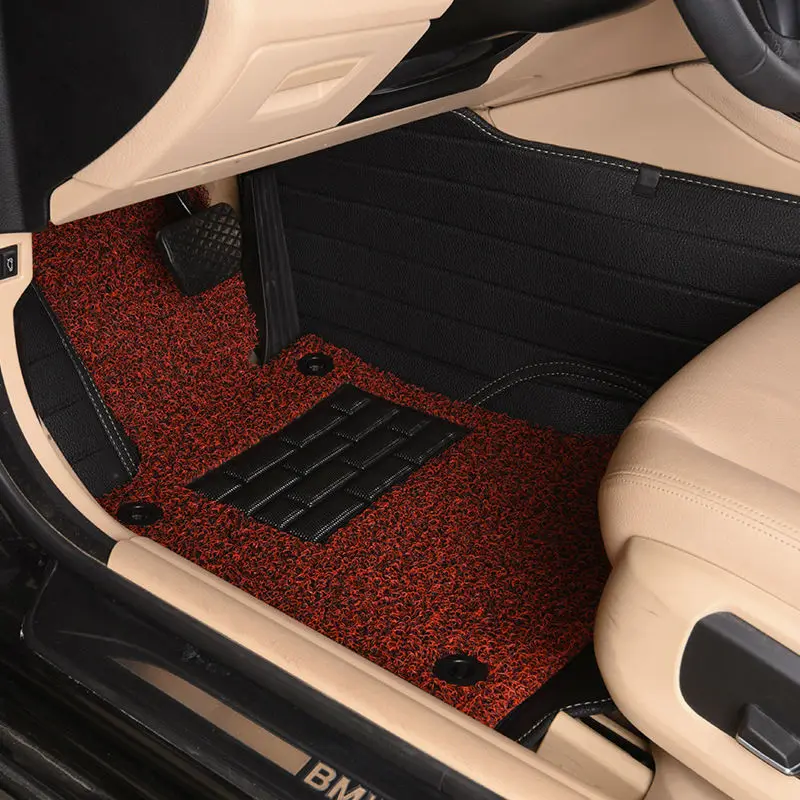 Myfmat Floor Mats Car Foot Rugs Set Driving Bit Silk Single Ring