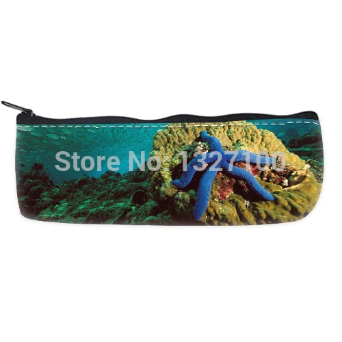 Personality Starfish Under The Sea Custom Pencil Case Bag Super Light | Канцтовары для офиса и дома