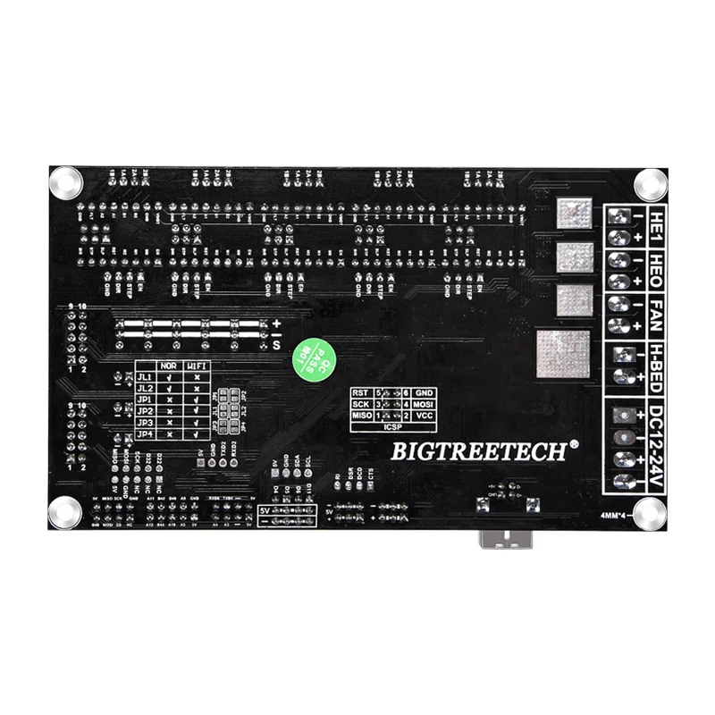 BIGTREETECH GEN V1.0 плата управления 4 слойная печатная с a4988/DRV8825/TMC2100 драйвер Reprap MKS Gen V1.4