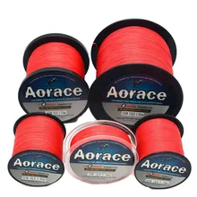 Плетеная леска красного цвета, плетеная леска, 4 провода, 100 м/300 м/500 м/1 км, плетеная леска, 100 фунтов, супер крепкая ПЭ, плетеная леска