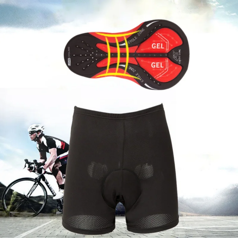 

Men Black Bicycle Cycling Comfortable Underwear Quick Dry Anti-sweet Padded Bike Short Pants Cycling Shorts Size S-XXXL