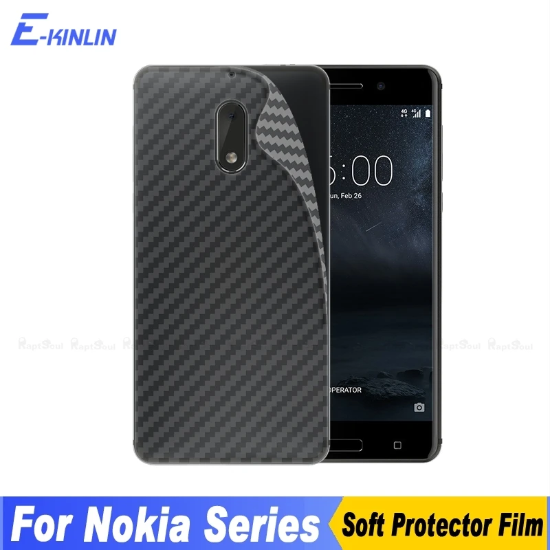 Защитная пленка для экрана из углеродного волокна Nokia 8 1 6 5 7 Plus Sirocco 9 PureView 2018 3 без