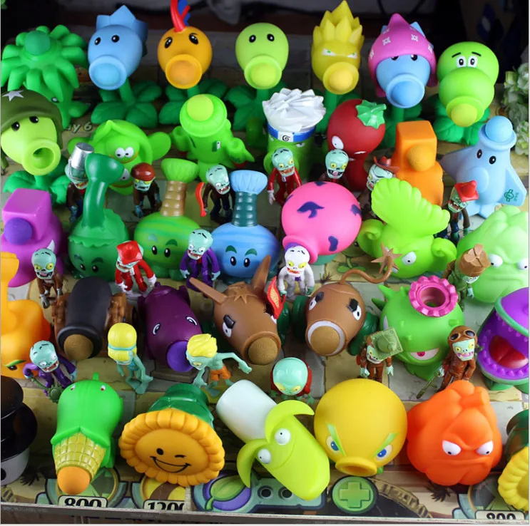 25 new style popular game PVZ PVC plants vs zombies toy gun action