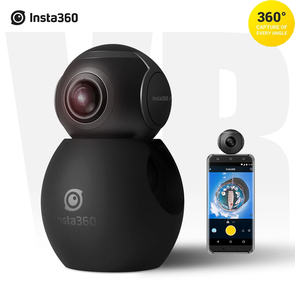 

Insta360 Air 3K HD 360 Camera Dual Lens Panoramic Camera Compact Mini VR Camera For Samsung OPPO Huawei LG Andriod Smartphone