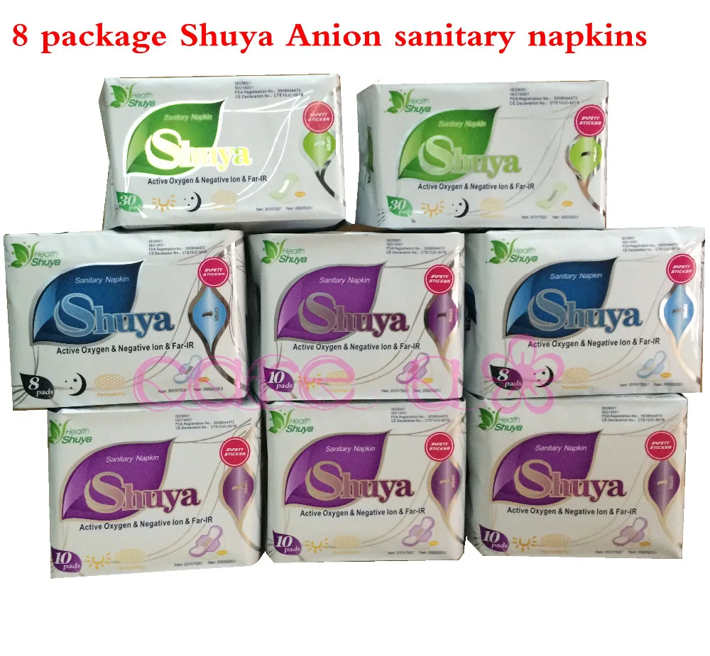 8pack chinese menstrual pads beautiful life sanitary pads feminine