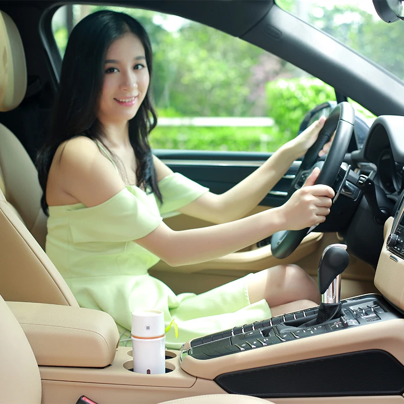 

Air Humidifier Creative Bamboo Style USB Ultrasonic Car Air Humidifier Led Light Essential Oil Aroma Diffuser