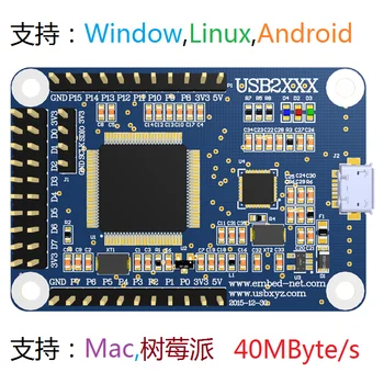 

STM32F407 USB3300 High Speed USB Transmit (40MByte/s) High Speed HID Circuit Board Source Code