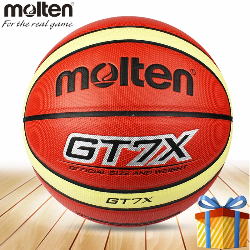 Fundido pelota de baloncesto GT7X/GT7X-2G Tamaño 7 hombre formación de material de la PU oficial profesional calle basquete pelotas de baloncesto Fundido pelota de baloncesto GT7X/GT7X-2G Tamaño 7 hombre formación de material de la PU oficial profesional calle basquete pelotas de baloncesto