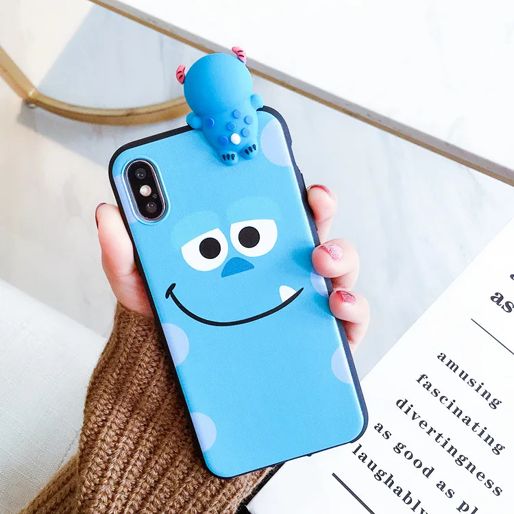 Nova 4E 3D чехол с монстрами, мягкая задняя крышка для huawei P10 plus/P20 pro/P30/P30 pro/Honor 8X чехол