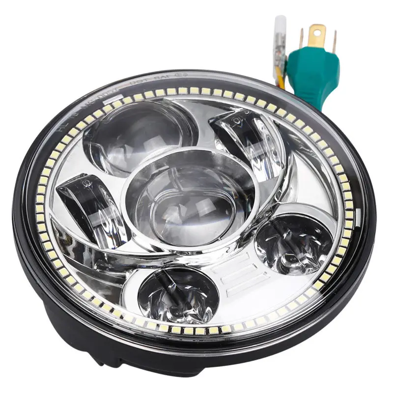 

Motorcycle 5-3/4'' Projector LED Headlight Headlamp For Harley FXSTD FXCW VRSCD XL 1200 883